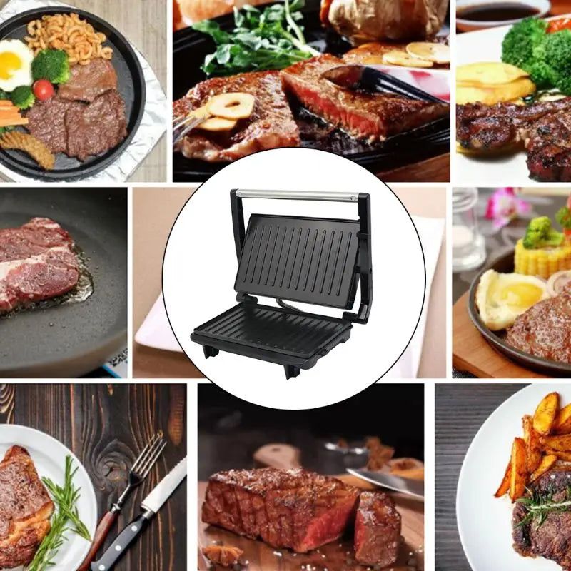 "Nonstick Electric Grill: EU Plug Steak Maker"