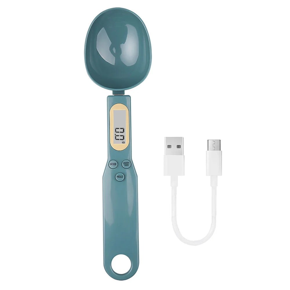 "Electronic Kitchen Food Scale: USB Measuring Spoon"