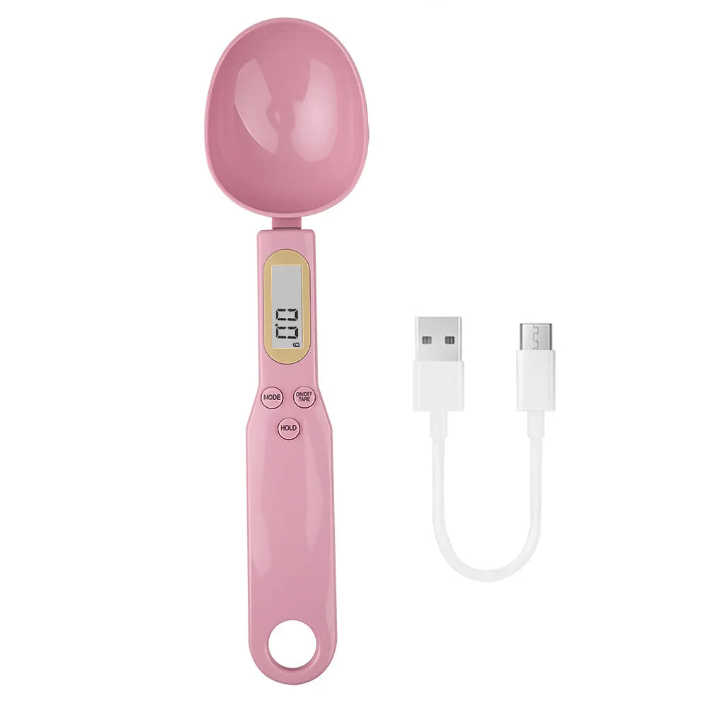 "Electronic Kitchen Food Scale: USB Measuring Spoon"