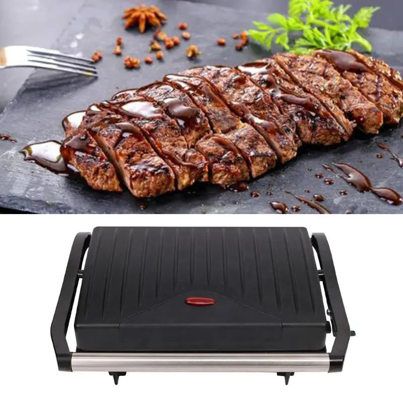 "Nonstick Electric Grill: EU Plug Steak Maker"