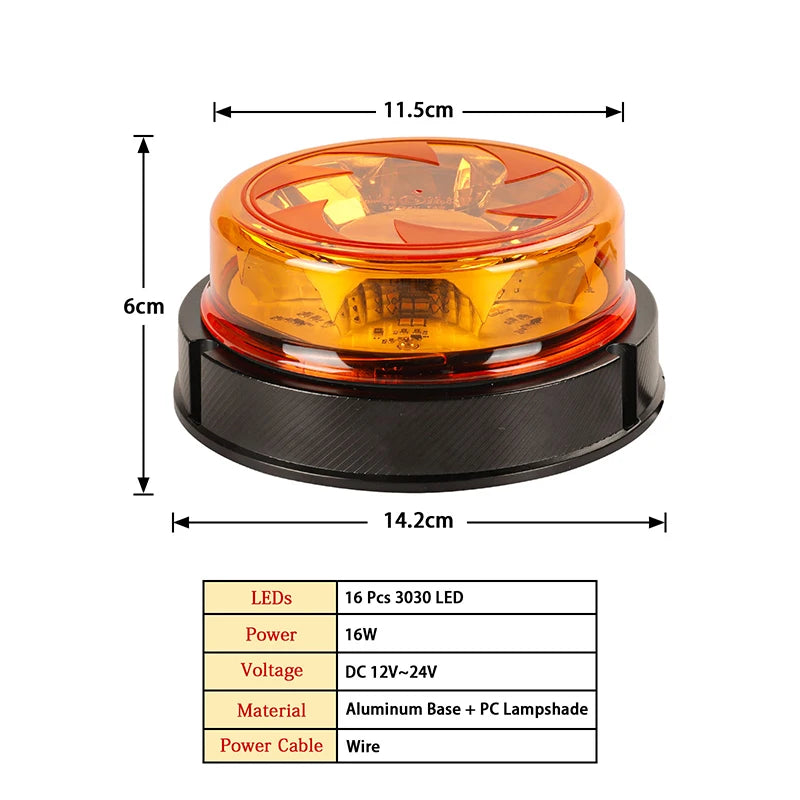 "Emergency Traffic Lights for Vehicles (12V-24V)"