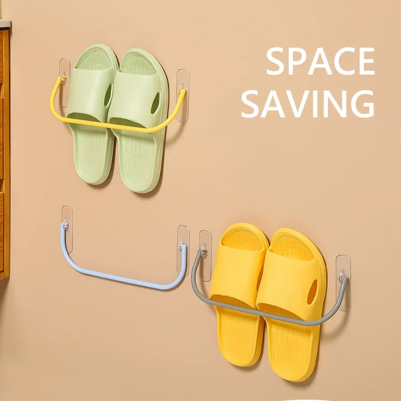 "Wall-Mounted Shoe Holder"