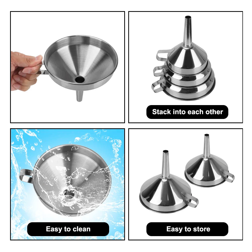 Metal Funnel For Canning Kitchen Tools