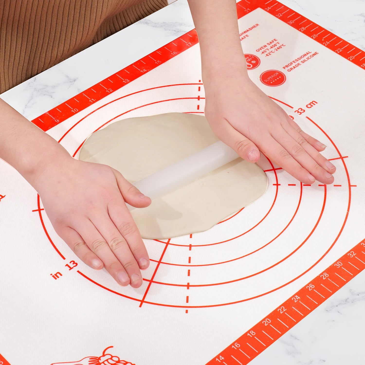 New Silicone Baking Mat Kneading Dough Mat Pizza