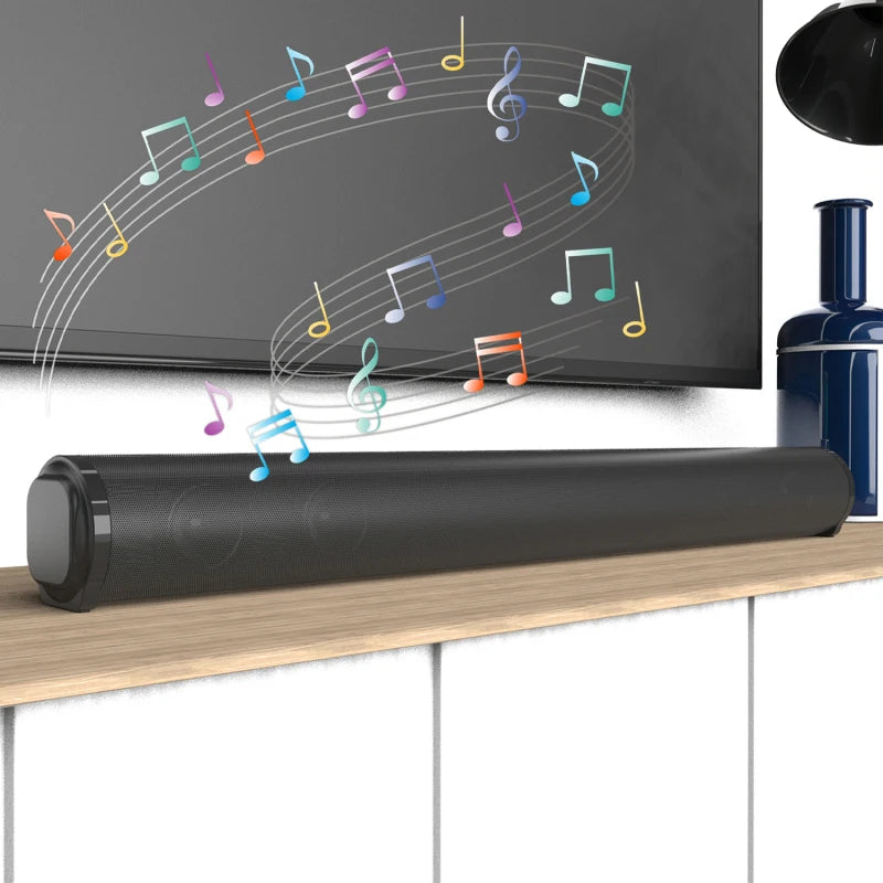 "Wired and Wireless Bluetooth TV Sound Bar"