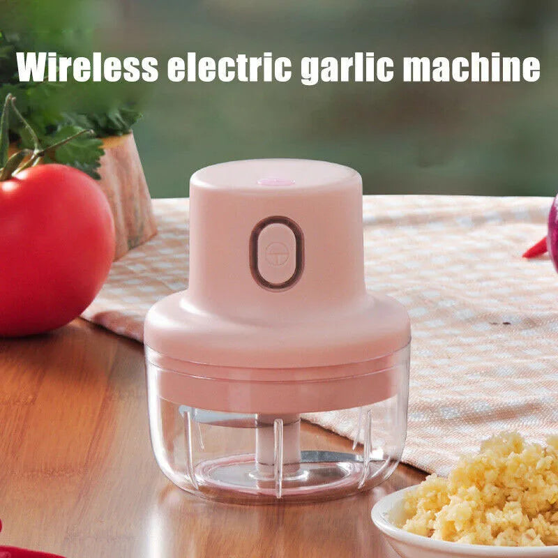 "Wireless Electric USB Garlic Masher"