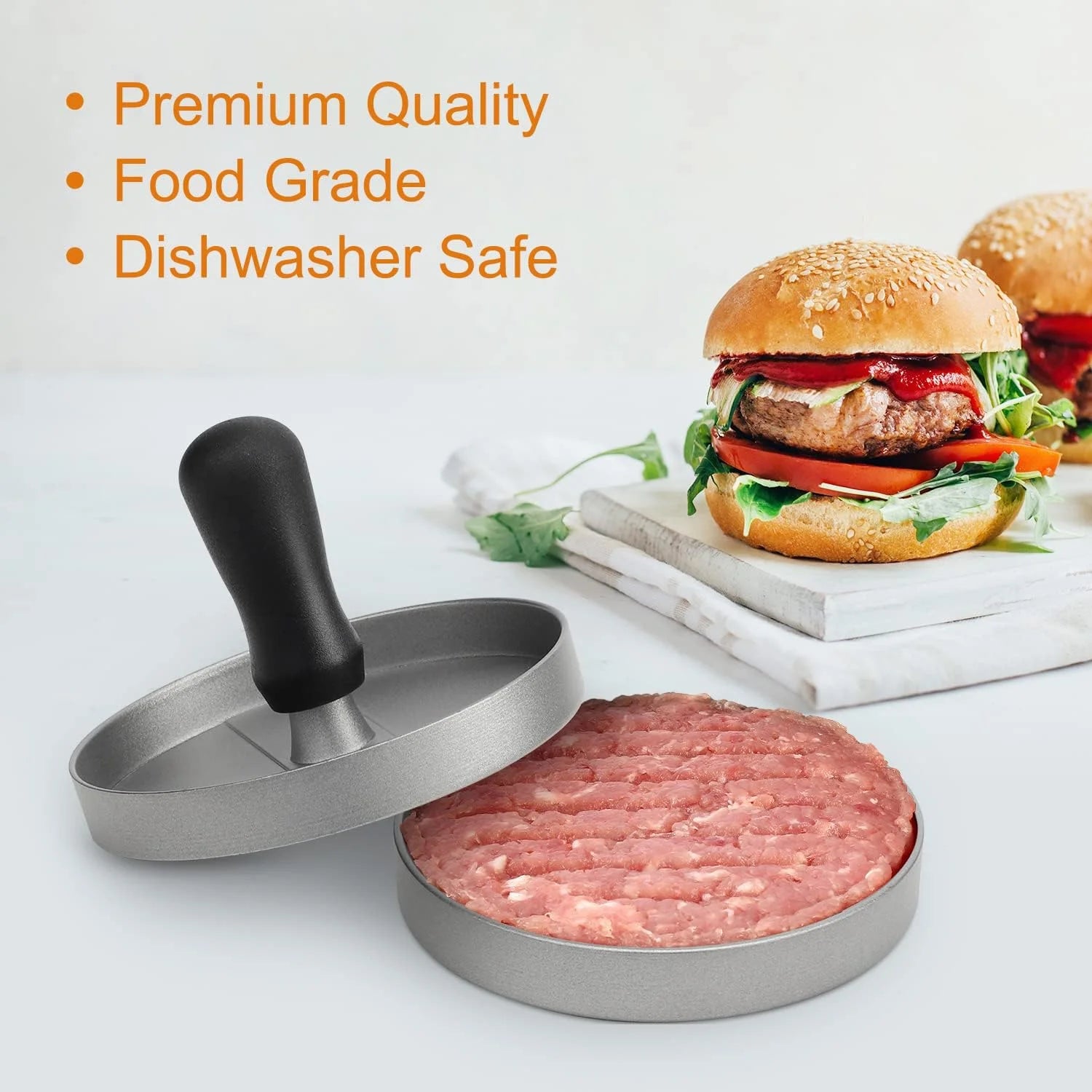 Burger Press Non-Stick Hamburger Patty Maker