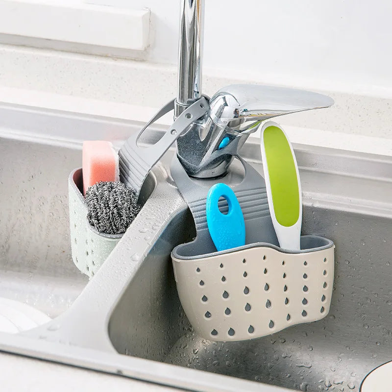 Soap Sponge Drain Rack Sink Shelf Dish Drainer