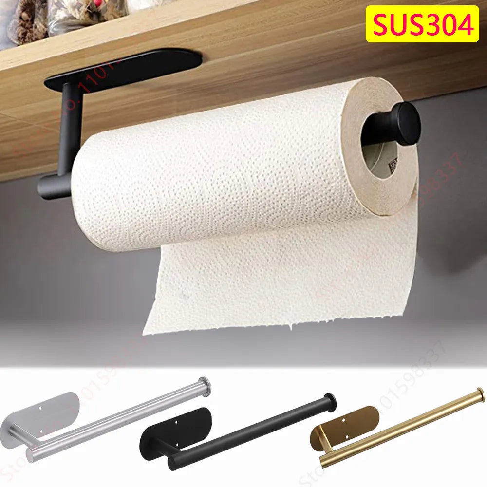 Adhesive Paper Towel Holder For Kitchen Napkin Rack