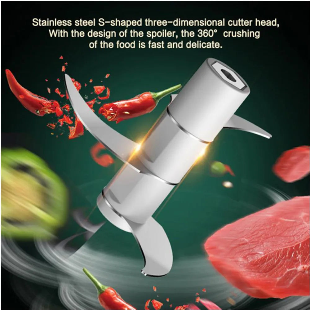 Mini Electric Garlic Chopper USB Meat Grinder