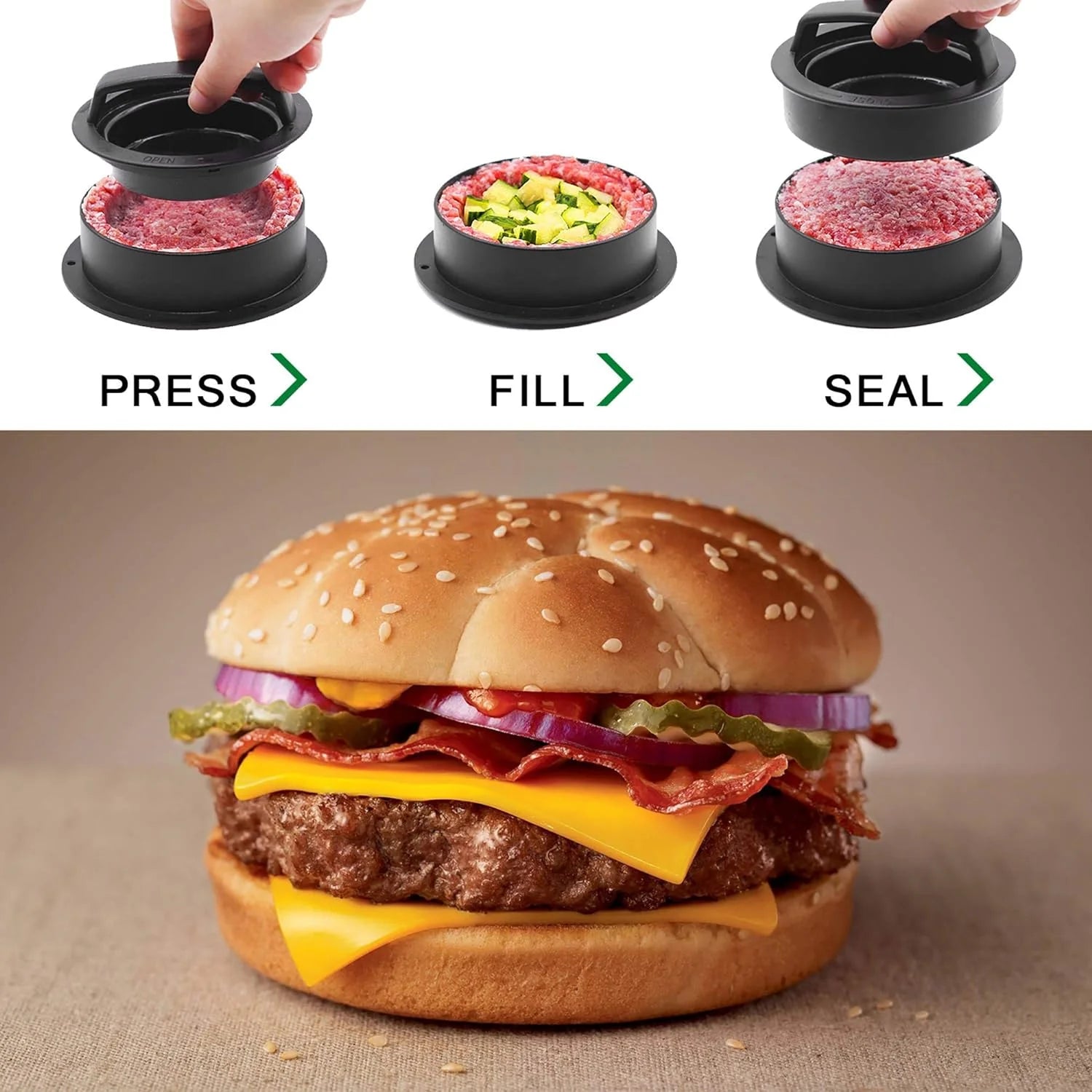 Hamburger Press Patty Maker Burger