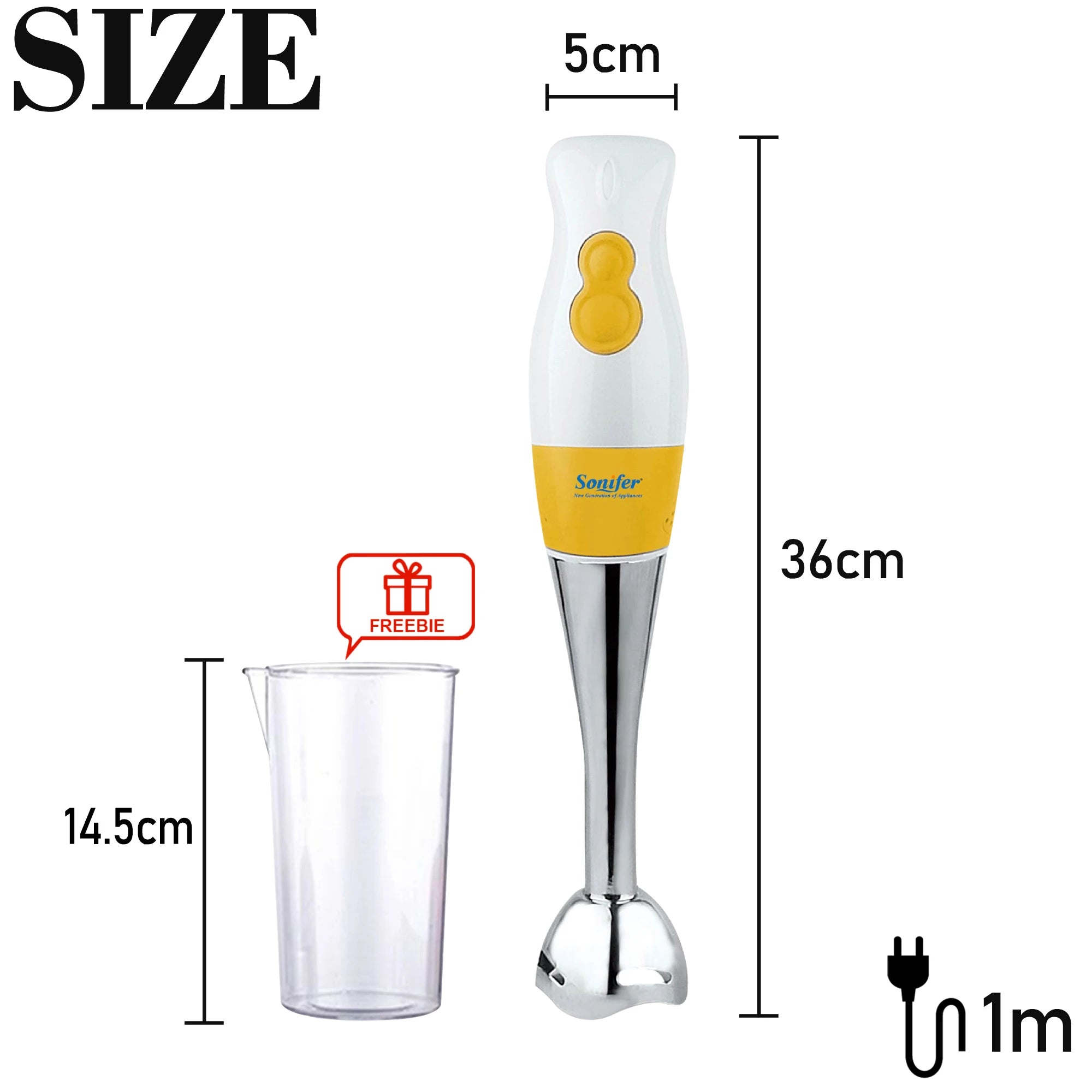 "Electric Immersion Hand Blender"